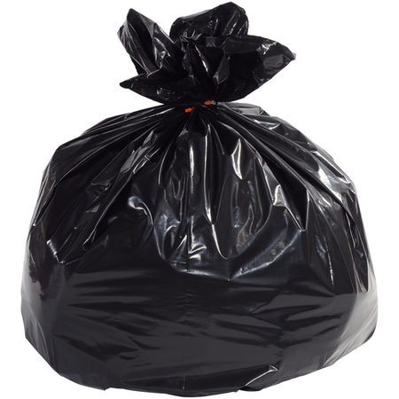 Partners Brand 30 gal Trash Bags, 36 in x 30 in, 3.0 Mil, Black, 100 PK CL7001